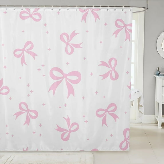 Brythos Shower Curtains,Reactive Dyeing Process Shower Curtains for Bathroom,Cold Gentle Machine Wash Fabric Shower Curtain,Style18,72"X72"