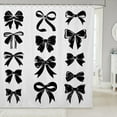 thumbnail image 1 of Brythos Shower Curtains,Reinforced Metal Grommets Shower Curtains for Bathroom,Reactive Dyeing Process Fabric Shower Curtain,Style30,35"X72", 1 of 6