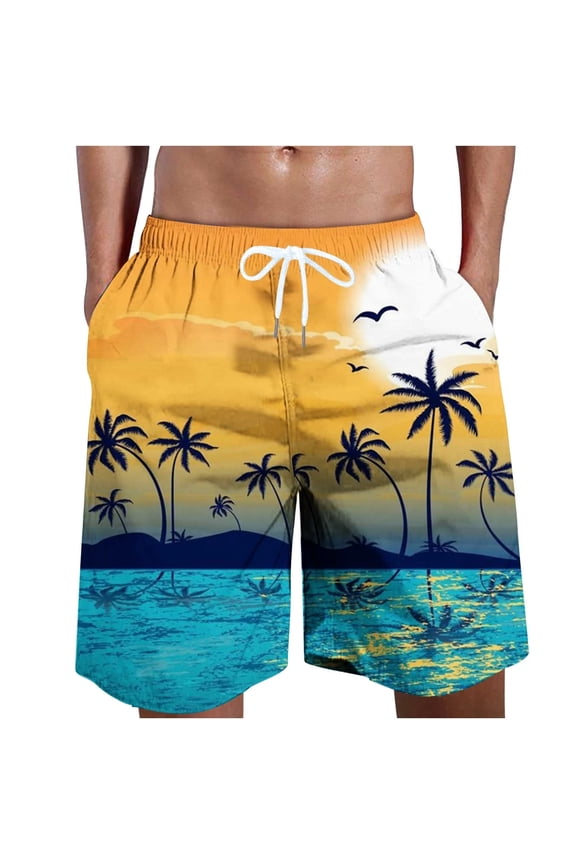 Swim Trunks Men,Fashionable and Trendy Swimming Trunks for Men,Multi-Scene Usage Mens Bathing Suit,Multicolor,Xxxl