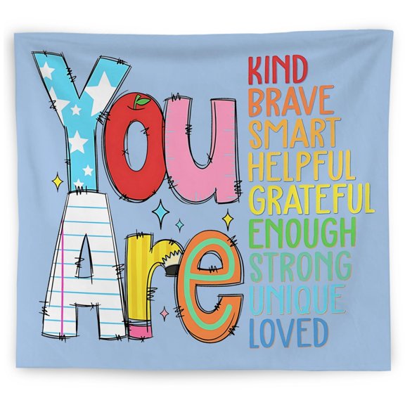 Brythos Tapestry for Bedroom,Skin-Friendly Comfort Wall Tapestry,Simple Daily Upkeep Tapestry Wall Hanging,Multicolor,70"X90"