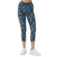 thumbnail image 1 of Brythos Women's Cropped Leggings - Art Splatter Print Cropped Trousers,Multicolor,M, 1 of 5