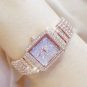 Bs Women Watch Famous Luxury Brands Diamond Ladies Wrist Watches Female Small Wristwatch Rose Gold Watch Women Montre Femme 2021