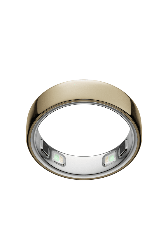 Ring 5 - Gold - Size 6 - World’s Smallest Smart Ring - Sleep, Activity, Women’s Health, AI Advisor, 1 Week of Battery Life, Size Before You Buy, Android & iOS Compatible
