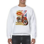 Bsa Motorcycle Co. Sweatshirt Men -BSA Designs, Male 4X-Large