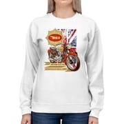 Bsa Motorcycle Co. Sweatshirt Women -BSA Designs, Female 5X-Large