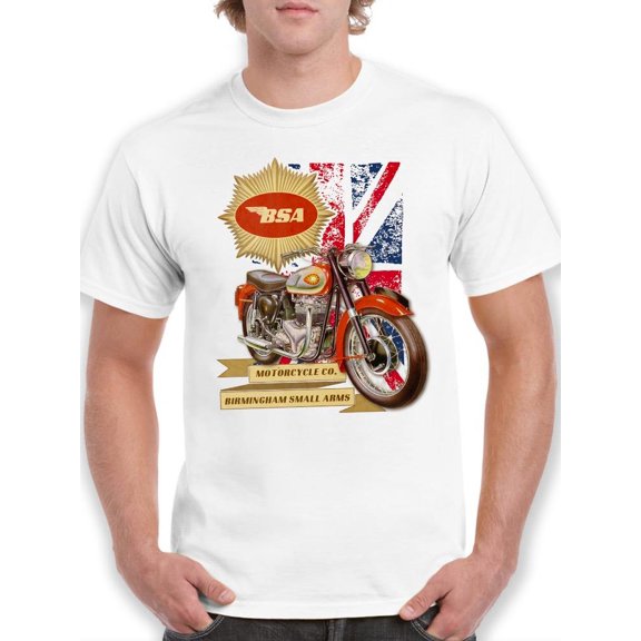 Bsa Motorcycle Co. T-Shirt Men -BSA Designs, Male 3X-Large