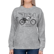 Bsa Victor Grand Prix Sweatshirt Women -BSA Designs, Female Large