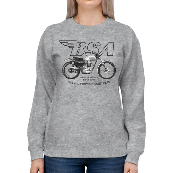 Bsa Victor Grand Prix Sweatshirt Women -BSA Designs, Female XX-Large