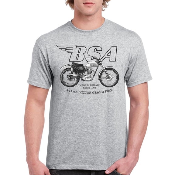 Bsa Victor Grand Prix T-Shirt Men -BSA Designs, Male Large