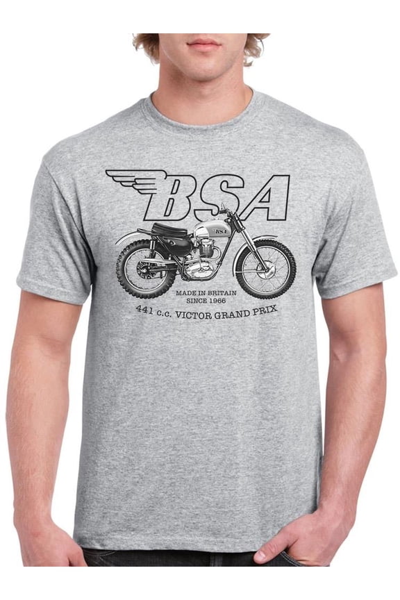 Bsa Victor Grand Prix T-Shirt Men -BSA Designs, Male x-Large
