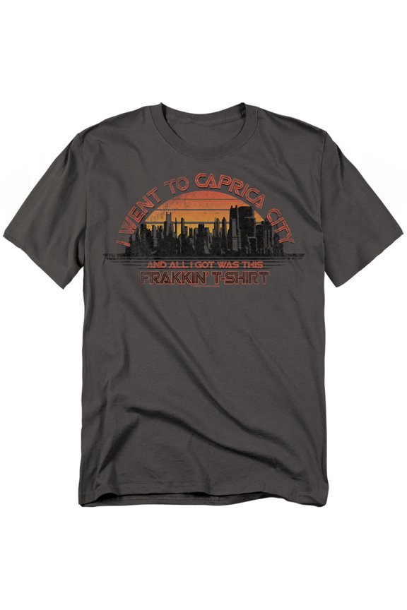 BSG T-Shirt Caprica City Unisex Graphic Tee For Men & Women