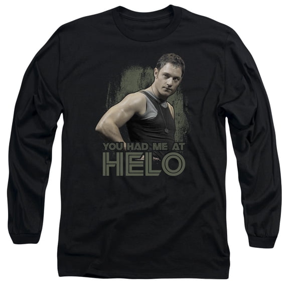 Bsg - Had Me At Helo - Long Sleeve Shirt - Large