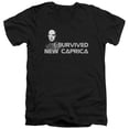 thumbnail image 1 of Bsg - I Survived New Caprica - Slim Fit V Neck Shirt - Medium, 1 of 2