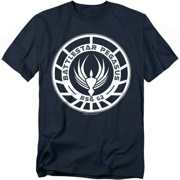 BSG T-Shirt Pegasus Badge Unisex Graphic Tee For Men & Women