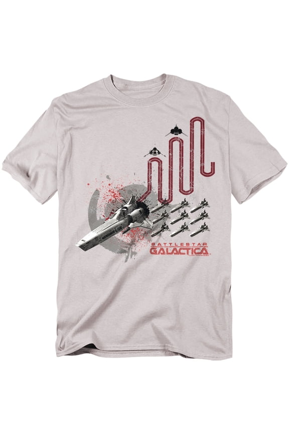 BSG T-Shirt Red Squadron Splatter Unisex Graphic Tee For Men & Women
