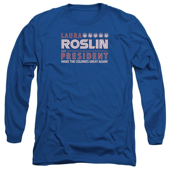 Bsg - Roslin For President - Long Sleeve Shirt - Large