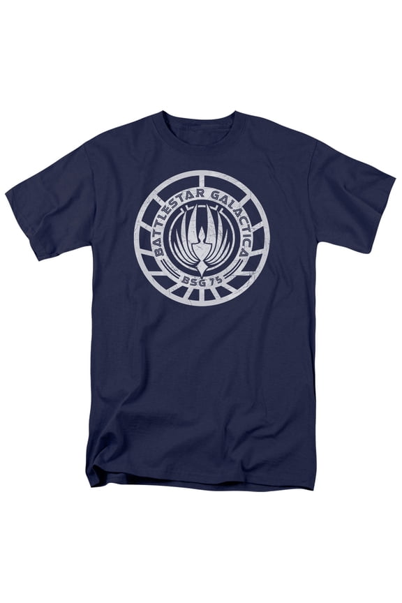 Bsg Scratched Bsg Logo Officially Licensed Adult T-Shirt M