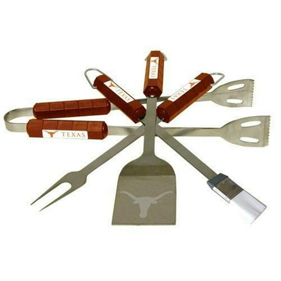 Texas Longhorns 4-Piece BBQ Set