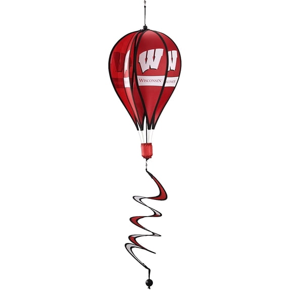 Bsi Products 69020 Hot Air Balloon Spinner - Wisconsin Badgers