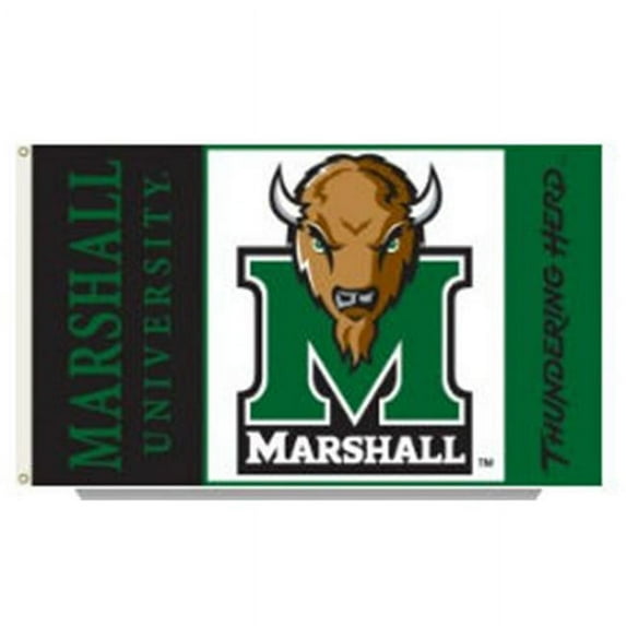 Bsi Products 95035 3 Ft. X 5 Ft. Flag W/Grommets - Marshall Thundering Herd