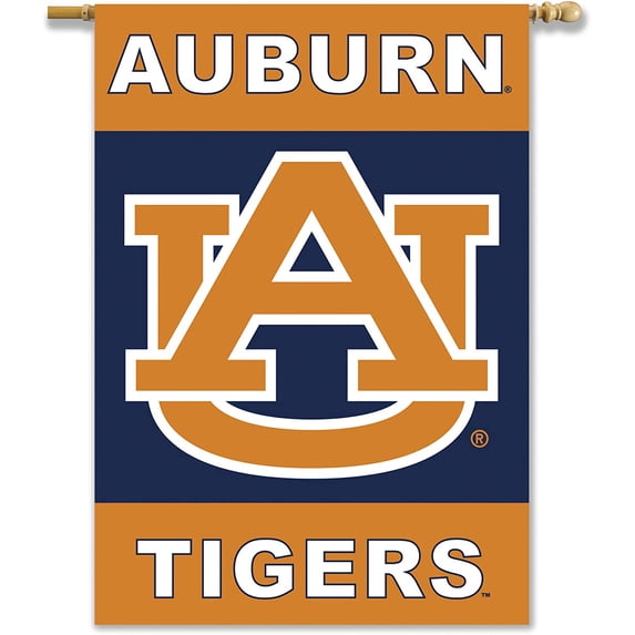 Bsi Products Inc Auburn Tigers 2-Sided Banner with Pole Sleeve Banner