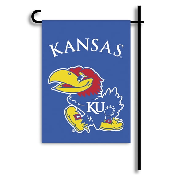 Bsi Products Inc Kansas Jayhawks 2-Sided Garden Flag Garden Flag