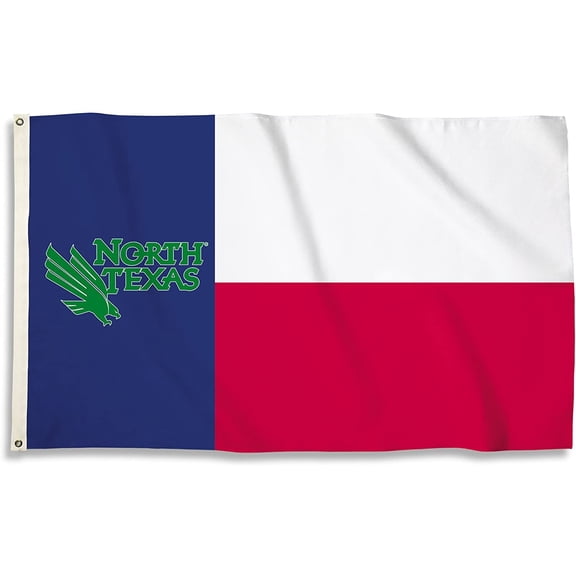 North Texas Mean Green 3' x 5' Flag with Grommets University of