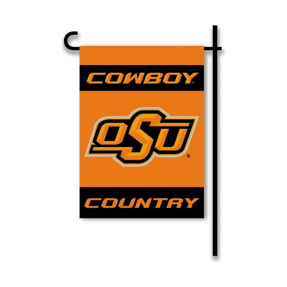 Bsi Products Inc Oklahoma State Cowboys 2-Sided Country Garden Flag Garden Flag