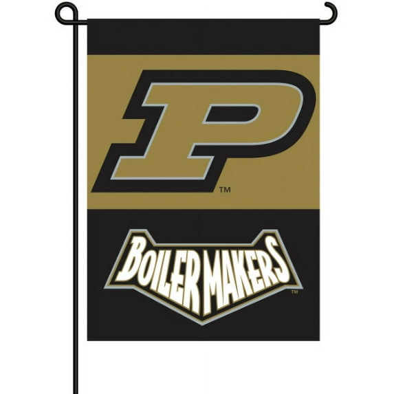 Bsi Products Inc Purdue Boilermakers 2-Sided Garden Flag Garden Flag
