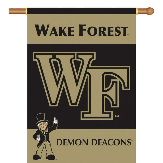 Bsi Products Inc Wake Forest 2-Sided Banner with Pole Sleeve Banner