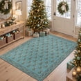 thumbnail image 1 of Bsicpro Area Rugs Large 5'x7' Washable, Floral Vintage Carpet for Living Room Bedroom Dining Room,Blue, 1 of 11