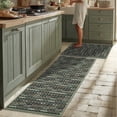 thumbnail image 1 of Bsicpro Kitchen Rugs and Mats 2 Pieces, Non Skid Anti Fatigue Absorbent Runner Rugs for Sink, Green, 20"x32"+20"x47", 1 of 10
