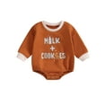 thumbnail image 1 of Bslissey Baby Girls Boys Christmas Romper Infant Long Sleeve Letter Print Bodysuit Newborn Casual Jumpsuit Daily Clothes 3M 6M 12M 18M, 1 of 8