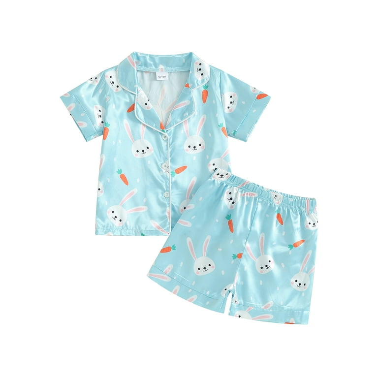 Kids Funny Easter Bunny Pajama Shirt For Baby Toddler Little Boys Kids Funny Easter Bunny Pajama Shirt For Baby Toddler Little Boys