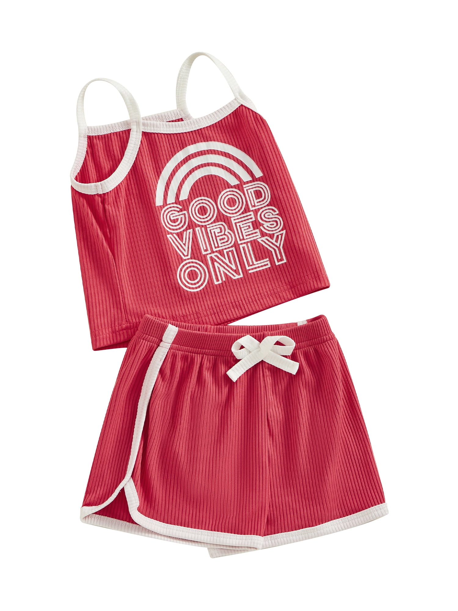 RAINBOW HALF SLEEVES KIDS SHORT SET