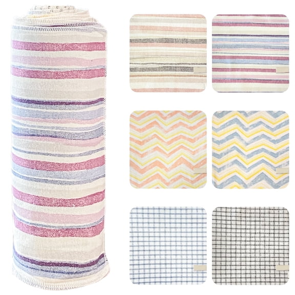 Bsofter Reusable Paper Towels, 24 Pack 10x10 Inch Cloth Napkins, Super Soft Paperless Kitchen Towels Washable Absorbent for Daily Cleaning Zero Waste