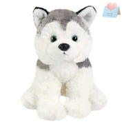 Bstaofy 12’’ Husky Stuffed Animal Puppy Dog Plush Toys Realistic Gifts for Kids and Toddlers on Birthday