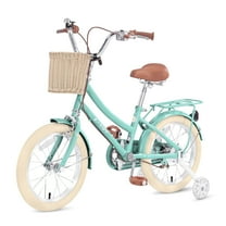 Bstjewey 16" Kids' Bike, Fits Riders 4'1" - 5'3", Green, Child, Girl's