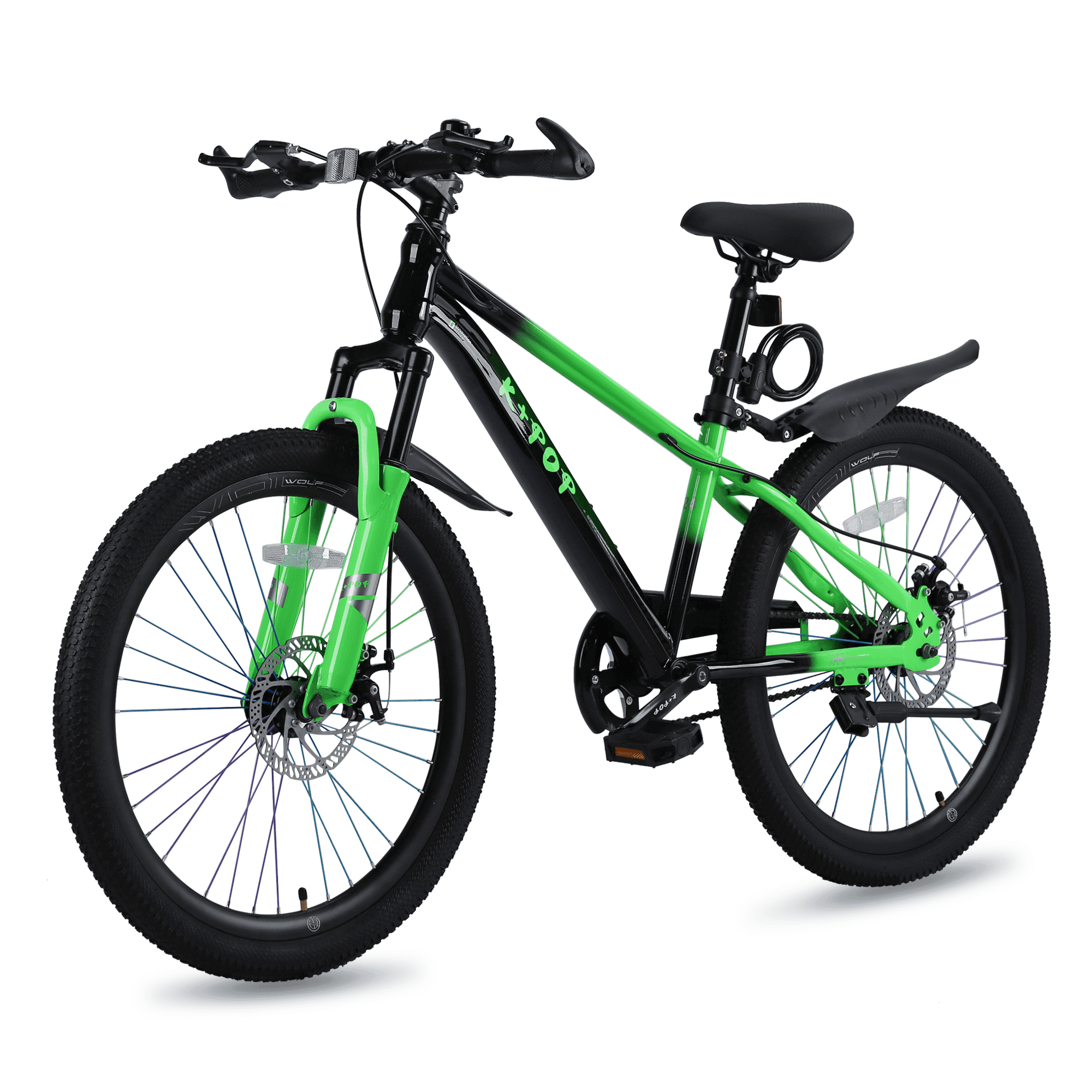 WSIKGHU Mountain Bike 20 Inch Children's Bicycle With Mudguards,