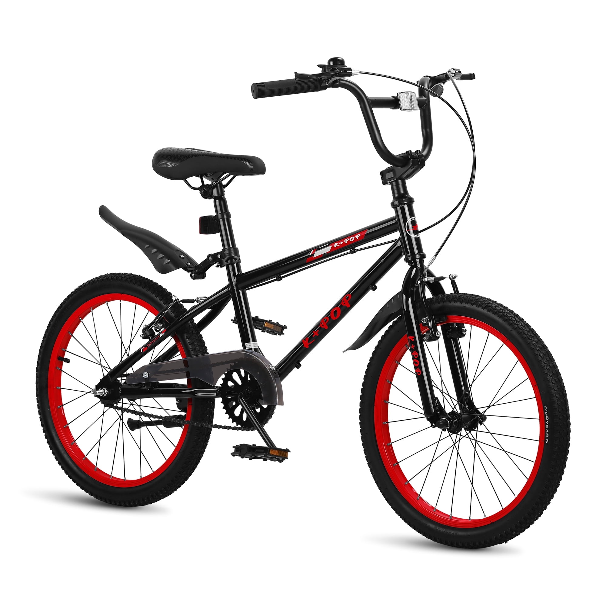 Bstjewey 20 Inch BMX Kids Bike, Adjustable Seat, Dual Brakes, Ages