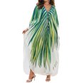 thumbnail image 1 of Bsubsach Caftan for Women Bathing Suit Cover Up Plus Size Animal Print Beach Dress Summer Outfits, 1 of 7