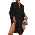 thumbnail image 1 of Bsubseach Fashion Swim Cover Ups for Women Button Down Long Sleeve Shirt Beach Outfits, 1 of 7