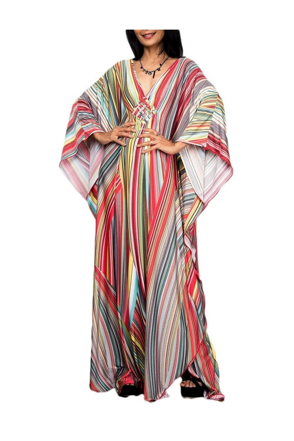 Plus Size Caftan Dress for Women Swimsuit Cover Up Summer Beach Dresses Maxi Kaftan Swimwear Bathing Suit Cover Ups