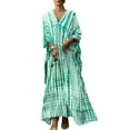 thumbnail image 1 of Bsubseach Women Beach Kaftan Dresses Plus Size Cover ups Casual Summer Dress Maxi Long Caftan Swimsuit Bathing Suit Cover Up, 1 of 6