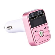Bt FM Handsfree For Car And Truck Bt Music Player V5.0 + EDR FM Receiver Adapter Double USB Port 2.1A Fast Charging. 2102 One Size