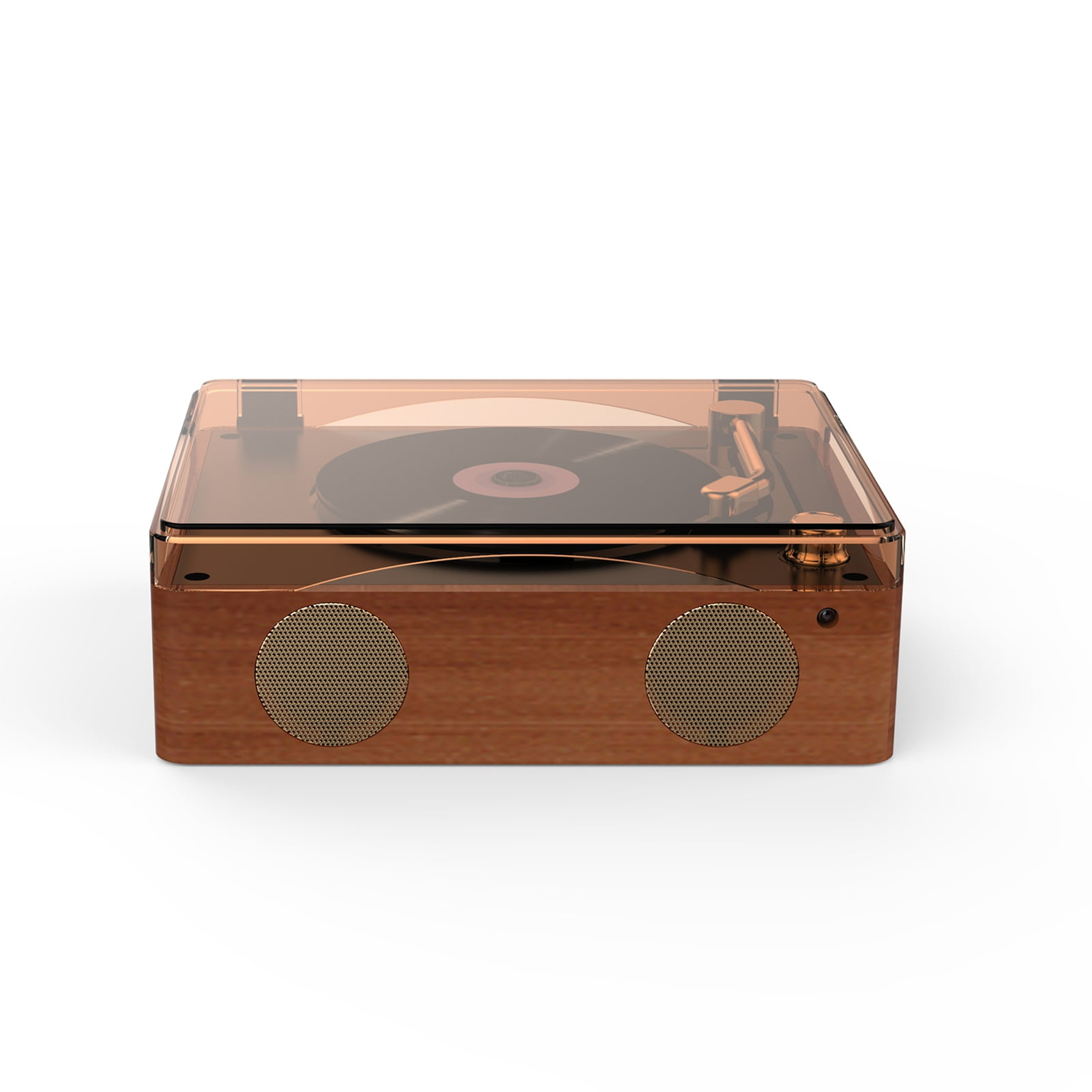 Bt Retro CD Player Multi Functional Music Player Rechargeable Home Speakers With Remote Control Volume Knob U Disk Playback With Headphone Jack