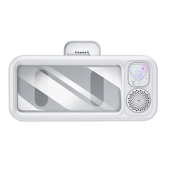Bt-compatible Speaker With 360 Rotating Touch Screen, TV-like Phone Mount For Video Viewing, Music, Kitchen Wireless Speaker