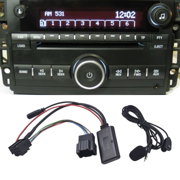 Bt music handfree phone mp3 aux in adaptor cable module For Saab 9-3 9-5