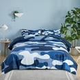 thumbnail image 1 of Btargot 3PCS Camouflage Blue Twin Comforter Set for Boys Kids Mysterious Forest Camo Bedding Set, 1 of 12