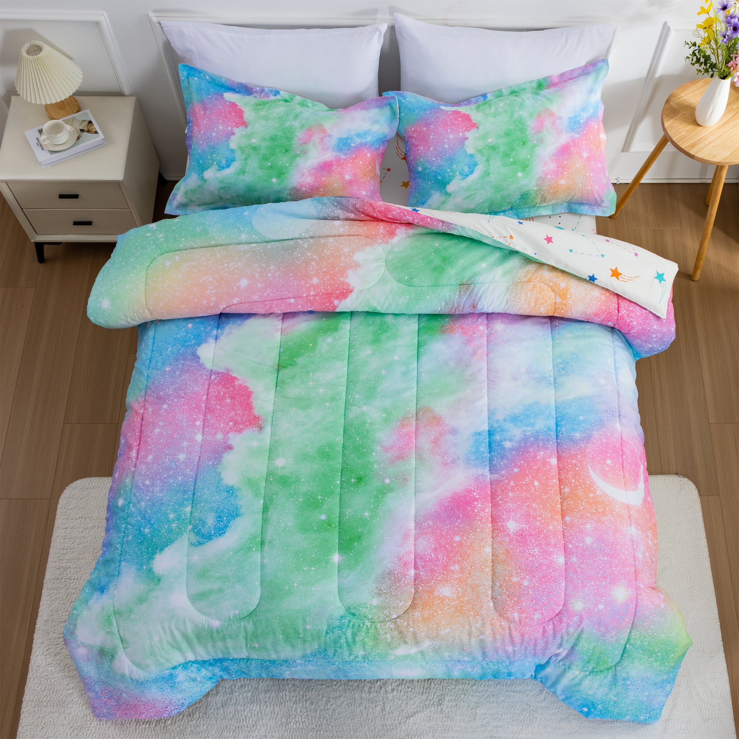 Hot Wheels Kids Twin Bed in a Bag Comforter and Sheets. Mattel Walmart